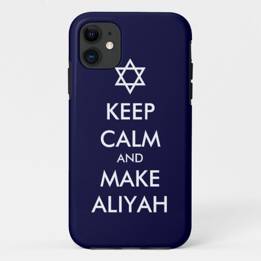Behalt Ruhe und mache Aliyah Case-Mate iPhone Hülle (Rückseite)