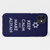 Behalt Ruhe und mache Aliyah Case-Mate iPhone Hülle (Rückseite (Horizontal))