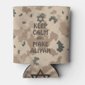 Behalt Ruhe und mache Aliyah Dosenkühler (Vorderseite)