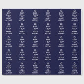 Behalt Ruhe und mache Aliyah Geschenkpapier (Flach)