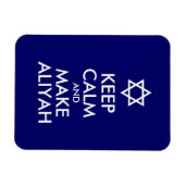 Behalt Ruhe und mache Aliyah Magnet (Horizontal)