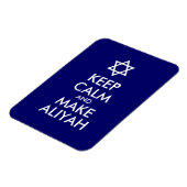 Behalt Ruhe und mache Aliyah Magnet (Linke Seite)