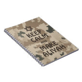 Behalt Ruhe und mache Aliyah Notizblock (Rechte Seite)