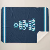 Behalt Ruhe und mache Aliyah Sherpadecke (Vorderseite (Horizontal))