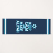 Behalt Ruhe und mache Aliyah Yogamatte (Vorderseite (Horizontal))