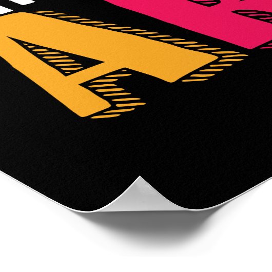 Behalt Ruhe und Make Art Artist Painter Art Teache Poster (Ecke)