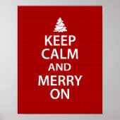 Behalt Ruhe und Merry On Poster (Vorne)