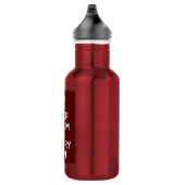 Behalt Ruhe und Merry On Trinkflasche (Rechts)