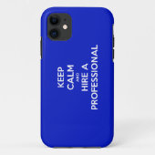 Behalt Ruhe und mietet ein berufliches Case-Mate-i Case-Mate iPhone Hülle (Rückseite)