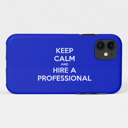 Behalt Ruhe und mietet ein berufliches Case-Mate-i Case-Mate iPhone Hülle (Rückseite (Horizontal))