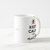 Behalt Ruhe und MuackS!!! Kaffeetasse (VorderseiteRechts)