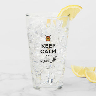 Behalt Ruhe und MuackS!!! Trinkglas Glas