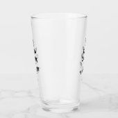 Behalt Ruhe und MuackS!!! Trinkglas Glas (Rechts)