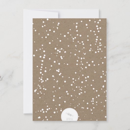 Behalt Ruhe und Party auf Kraft Funny Holiday Part Einladung (Rückseite)