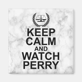 Behalt Ruhe und Perry Rechtlicher Spaß Magnet