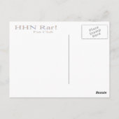 Behalt Ruhe und Rar! Postkarte (Rückseite)