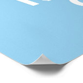 Behalt Ruhe und Rock On Poster (Ecke)