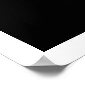 Behalt Ruhe und Rock On Poster (Ecke)