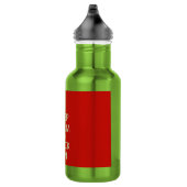Behalt Ruhe und Rock On! Trinkflasche (Rechts)