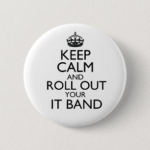 Behalt Ruhe und Roll-Out des IT-Band-Buttons Button