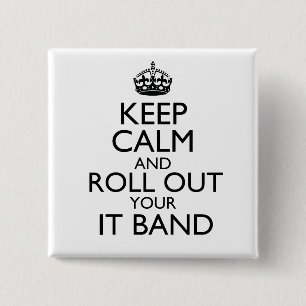 Behalt Ruhe und Roll-Out des IT-Band-Buttons Button