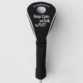 Behalt Ruhe und schlucken Sie die Putt Golf Head C Headcover