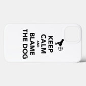 Behalt Ruhe und Schuld am Hund Case-Mate iPhone Hülle (Rückseite (Horizontal))