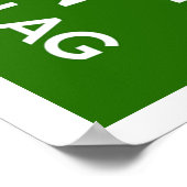 Behalt Ruhe und schuld daran Poster (Ecke)