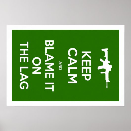 Behalt Ruhe und schuld daran Poster (Vorne)