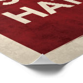 Behalt Ruhe und Score ein Huttrick-Poster Poster (Ecke)