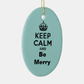 Behalt Ruhe und sei fröhlich Keramikornament (Rechts)