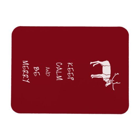 Behalt Ruhe und sei fröhlich Magnet (Horizontal)