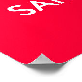 Behalt Ruhe und sei sarkastisch Poster (Ecke)