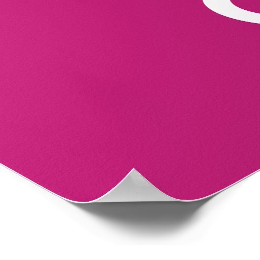 Behalt Ruhe und Sing On Poster (Ecke)