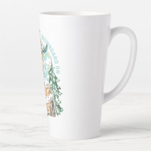 Behalt Ruhe und Snowboard Auf T - Shirt, Snowboard Milchtasse