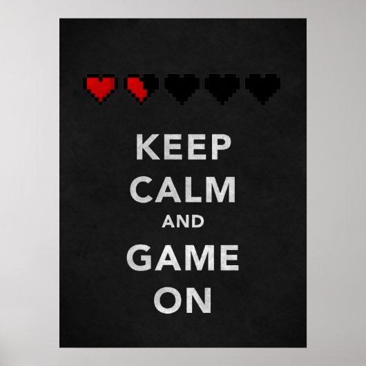 Behalt Ruhe und Spiel On (Onyx) Poster (Vorne)