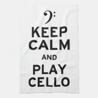 Behalt Ruhe und spiele Cello