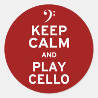 Behalt Ruhe und spiele Cello