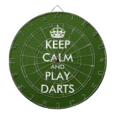 Behalt Ruhe und spiele lustige, grüne Dartboard Dartscheibe (vorne)