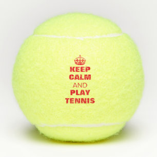 Behalt Ruhe und spiele Tennis Ball (Marke Penn)