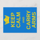 Behalt Ruhe und Tragewaffen Schwedische Wikingpost Postkarte (Vorderseite)