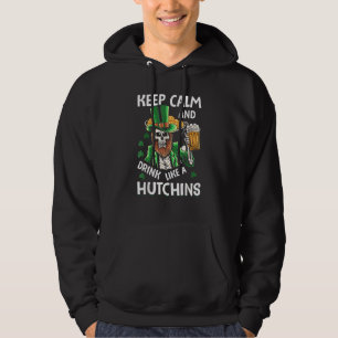 Behalt Ruhe und trinke wie ein frisches Bier St Pa Hoodie