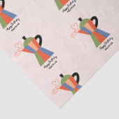 Behalt Ruhe und trinken Kaffee Zitat Kaffeekochen Seidenpapier (Detail)