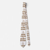 Behalt Ruhe und verscheucht Krawatte (Vorderseite)