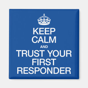 Behalt Ruhe und vertraue deinem ersten Ansprechpar Magnet