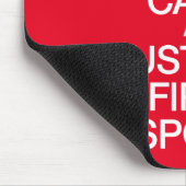 Behalt Ruhe und vertraue deinem ersten Ansprechpar Mousepad (Ecke)