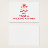 Behalt Ruhe und vertraue einem Hochzeitsplaner (Vorne & Hinten)