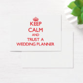 Behalt Ruhe und vertraue einem Hochzeitsplaner (Schreibtisch)