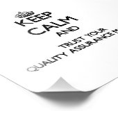 Behalt Ruhe und Vertrauen Sie Ihrem Qualitätssiche Fotodruck (Ecke)