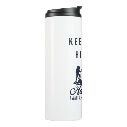 Behalt Ruhe und Wanderung auf der Wärmespinne Thermosbecher (Nach links gedreht)